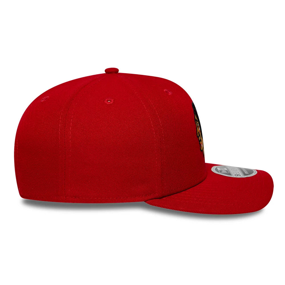 New Era Chicago Blackhawks NHL Team Red 9SEVENTY Stretch Snap Adjustable Cap