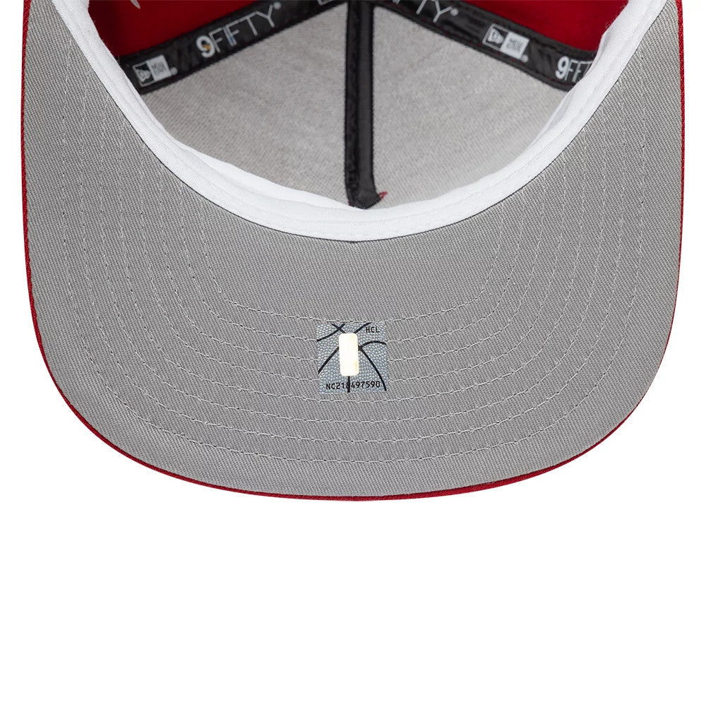 New Era Denver Nuggets NBA Hardwood Classic Dark Red 9FIFTY A-Frame Snapback Adjustable Cap