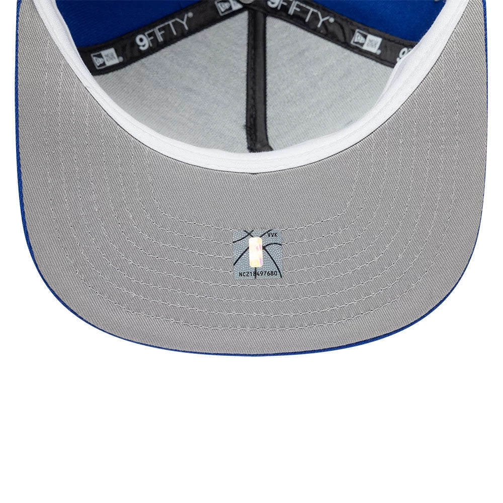 New Era Golden State Warriors NBA Hardwood Classic Blue 9FIFTY A-Frame Snapback Adjustable Cap