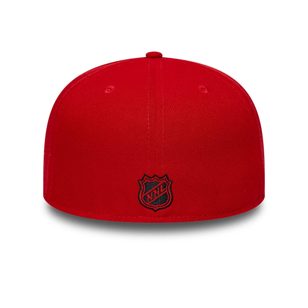 New Era Chicago Blackhawks NHL Basic Red 59FIFTY Fitted Cap
