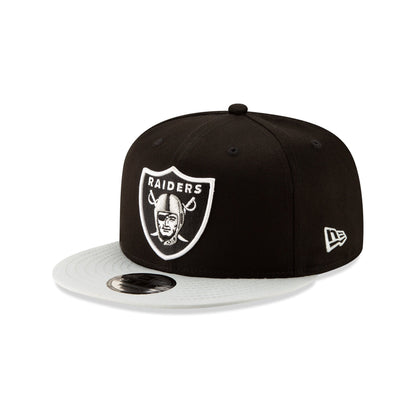 NEW ERTA Las Vegas Raiders Black/Grey NFL 9FIFTY Snapback Adjustable Cap