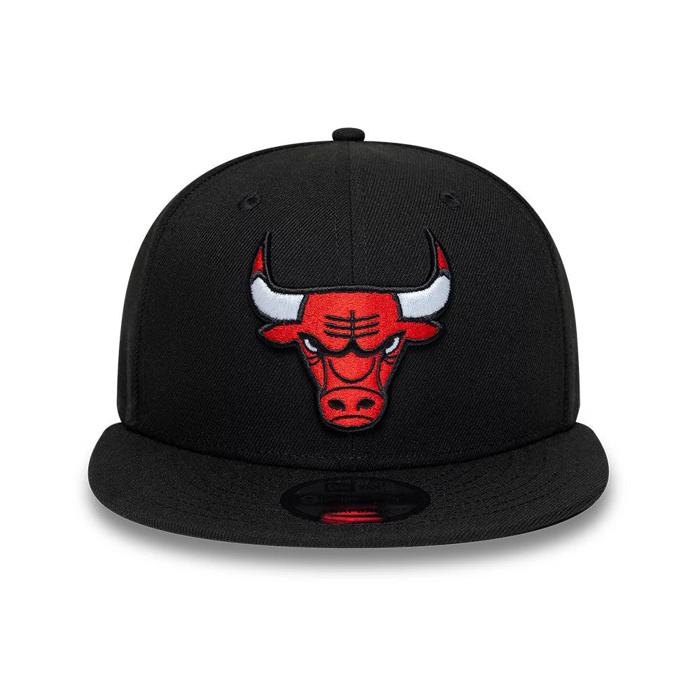 New Era Chicago Bulls NBA Hardwood Classic Black 9FIFTY A-Frame Snapback Adjustable Cap