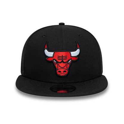 New Era Chicago Bulls NBA Hardwood Classic Black 9FIFTY A-Frame Snapback Adjustable Cap