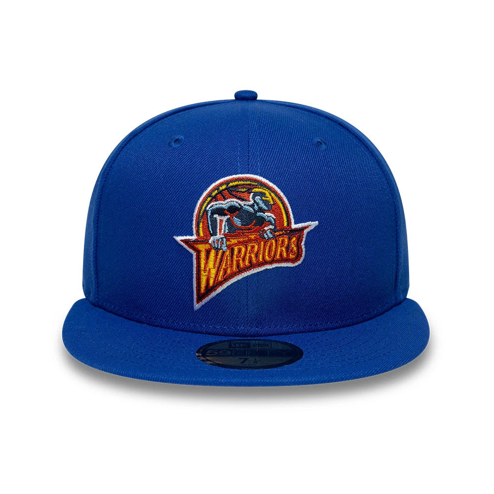 New Era Golden State Warriors NBA Hardwood Classic Blue 59FIFTY Fitted Cap