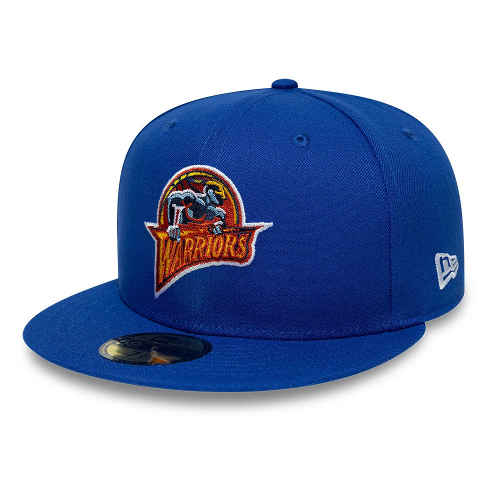 New Era Golden State Warriors NBA Hardwood Classic Blue 59FIFTY Fitted Cap