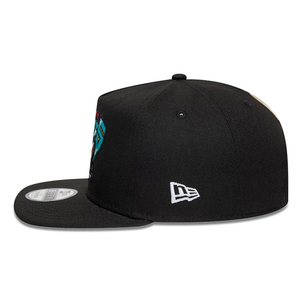 New Era Vancouver Grizzlies NBA Hardwood Classic Black 9FIFTY A-Frame Snapback Adjustable Cap