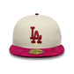 NEW ERA LA Dodgers MLB Paisley Visor Cream 59FIFTY Fitted Cap