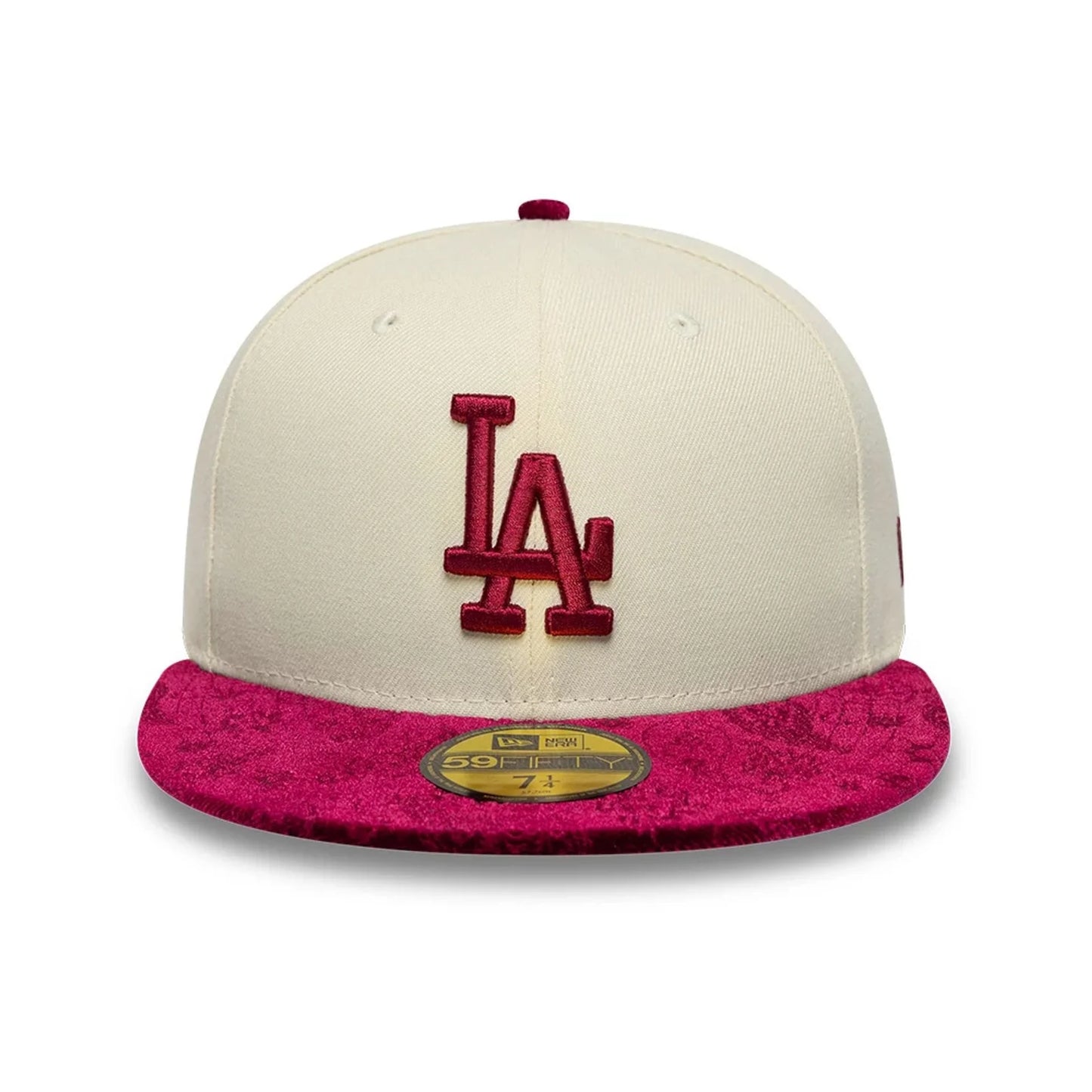 NEW ERA LA Dodgers MLB Paisley Visor Cream 59FIFTY Fitted Cap