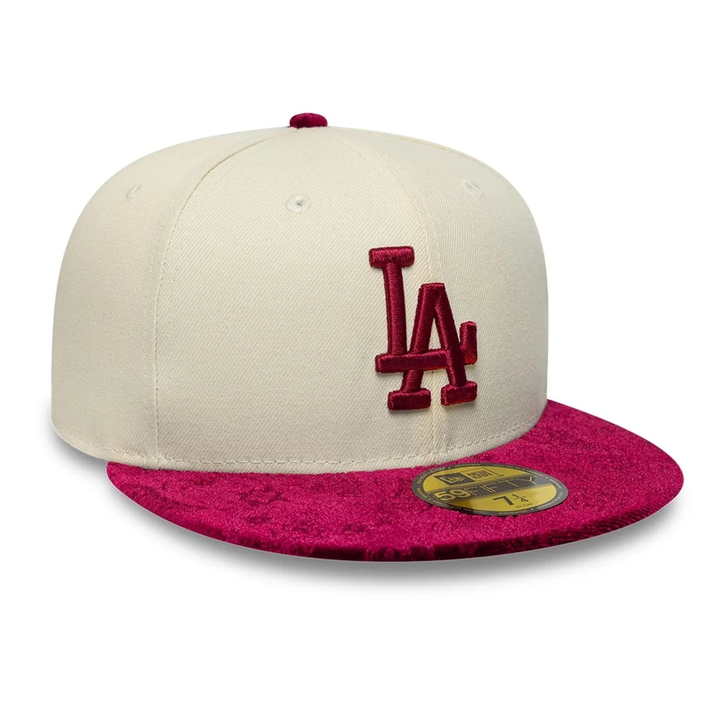 NEW ERA LA Dodgers MLB Paisley Visor Cream 59FIFTY Fitted Cap