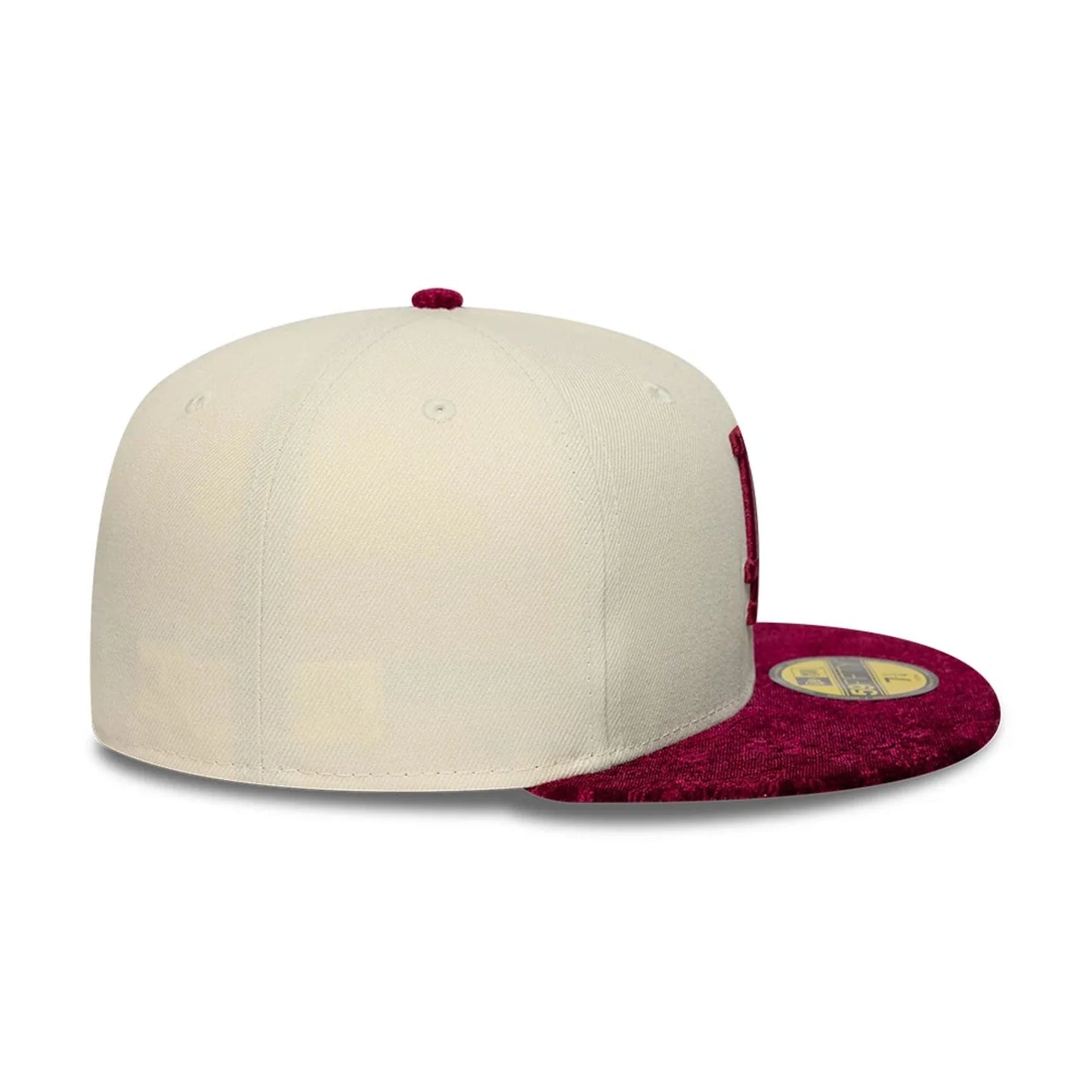 NEW ERA LA Dodgers MLB Paisley Visor Cream 59FIFTY Fitted Cap