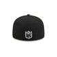 NEW ERA Las Vegas Raiders NFL Official Team Colours Black 59FIFTY Fitted Cap