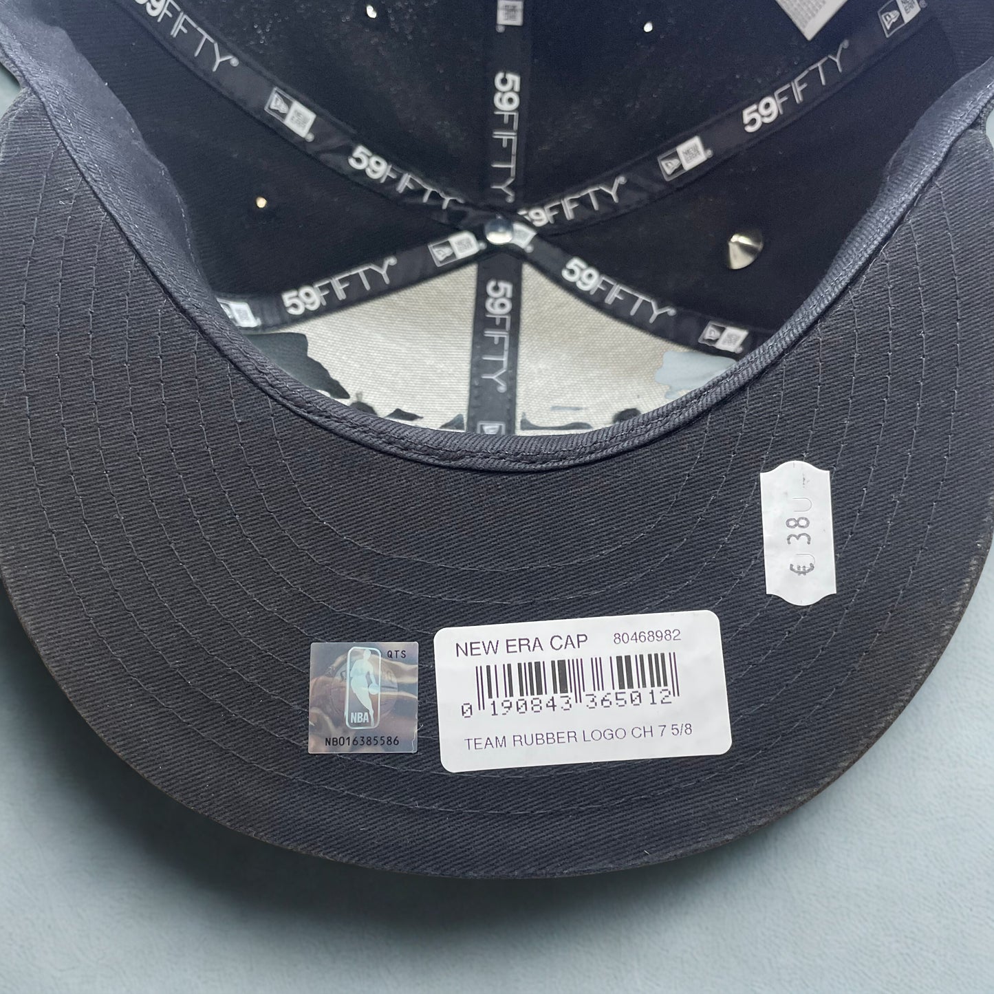 New Era Chicago Bulls Team Rubber NBA 59fifty Fitted