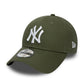 NEW ERA New York Yankees Essential Green 9FORTY Adjustable Cap