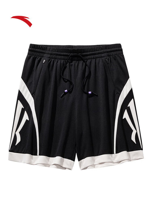 ANTA KAI Black Knit Game Shorts