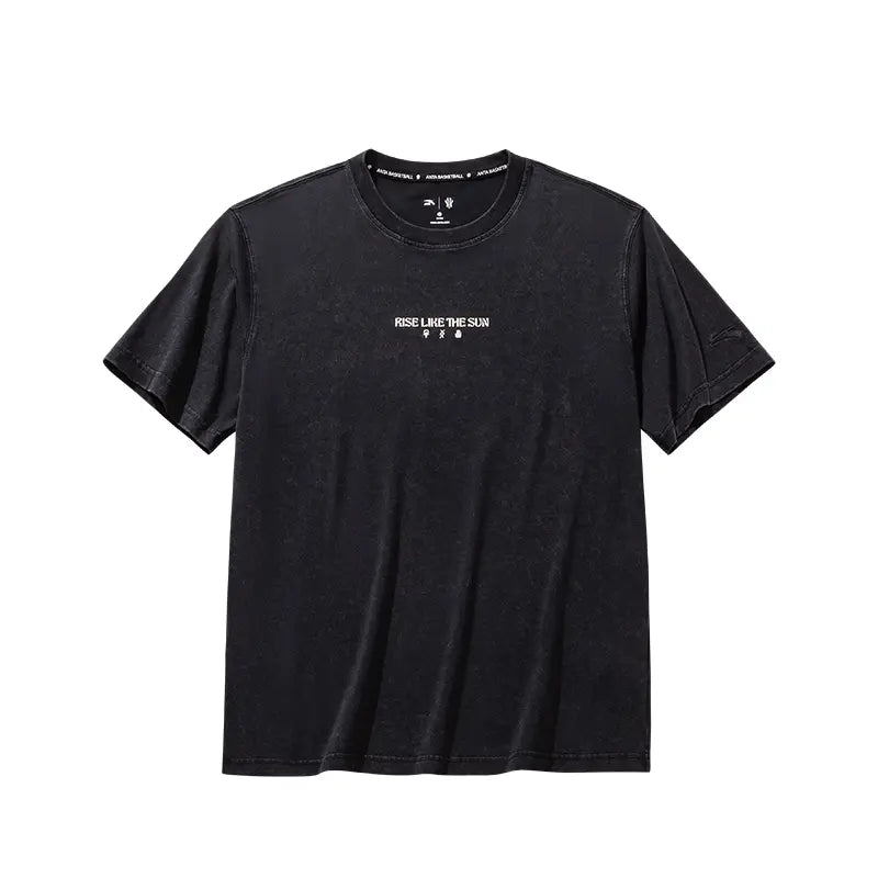 ANTA KAI Rise Like The Sun Washed Black T-Shirt