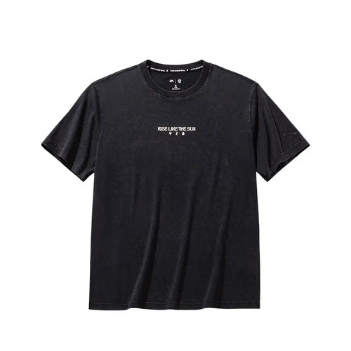 ANTA KAI Rise Like The Sun Washed Black T-Shirt