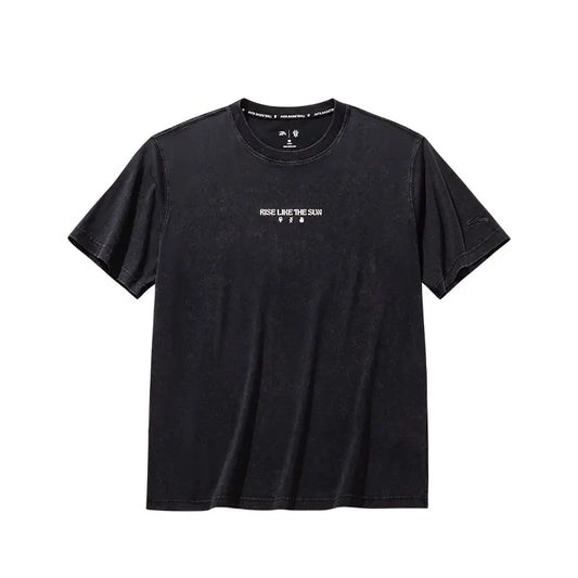 ANTA KAI Rise Like The Sun Washed Black T-Shirt