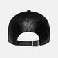 NEW ERA  Womens 9FORTY NY YANKEES CROC Black Croc Embossed Faux Leather Cap