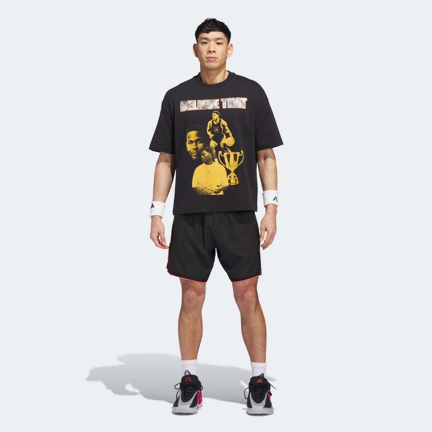 ADIDAS ANTHONY EDWARDS BLING TEE