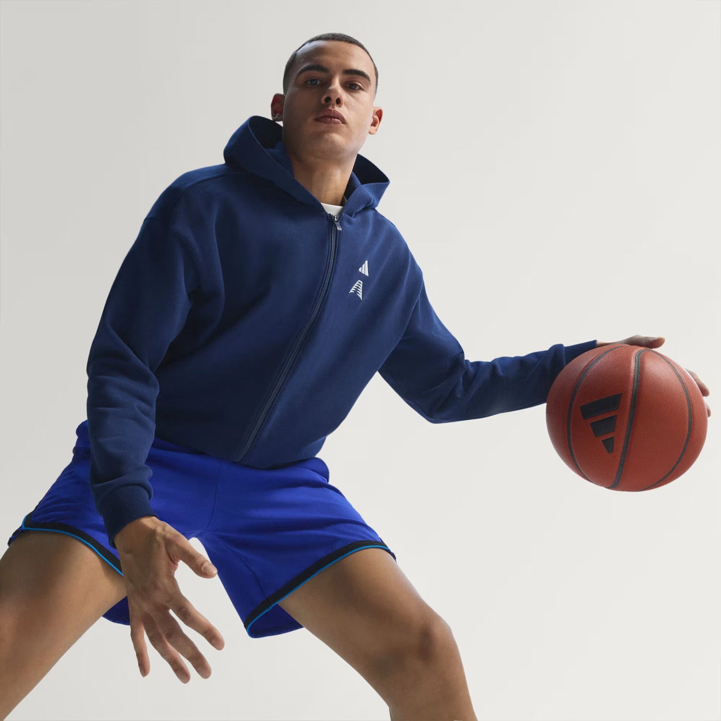 ADIDAS ANTHONY EDWARDS FOUNDATION FULL ZIP HOODIE