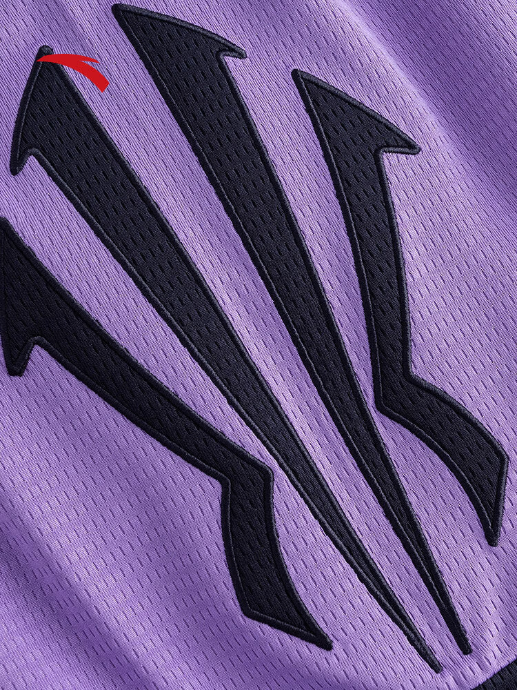 ANTA KAI Purple Knit Game Shorts