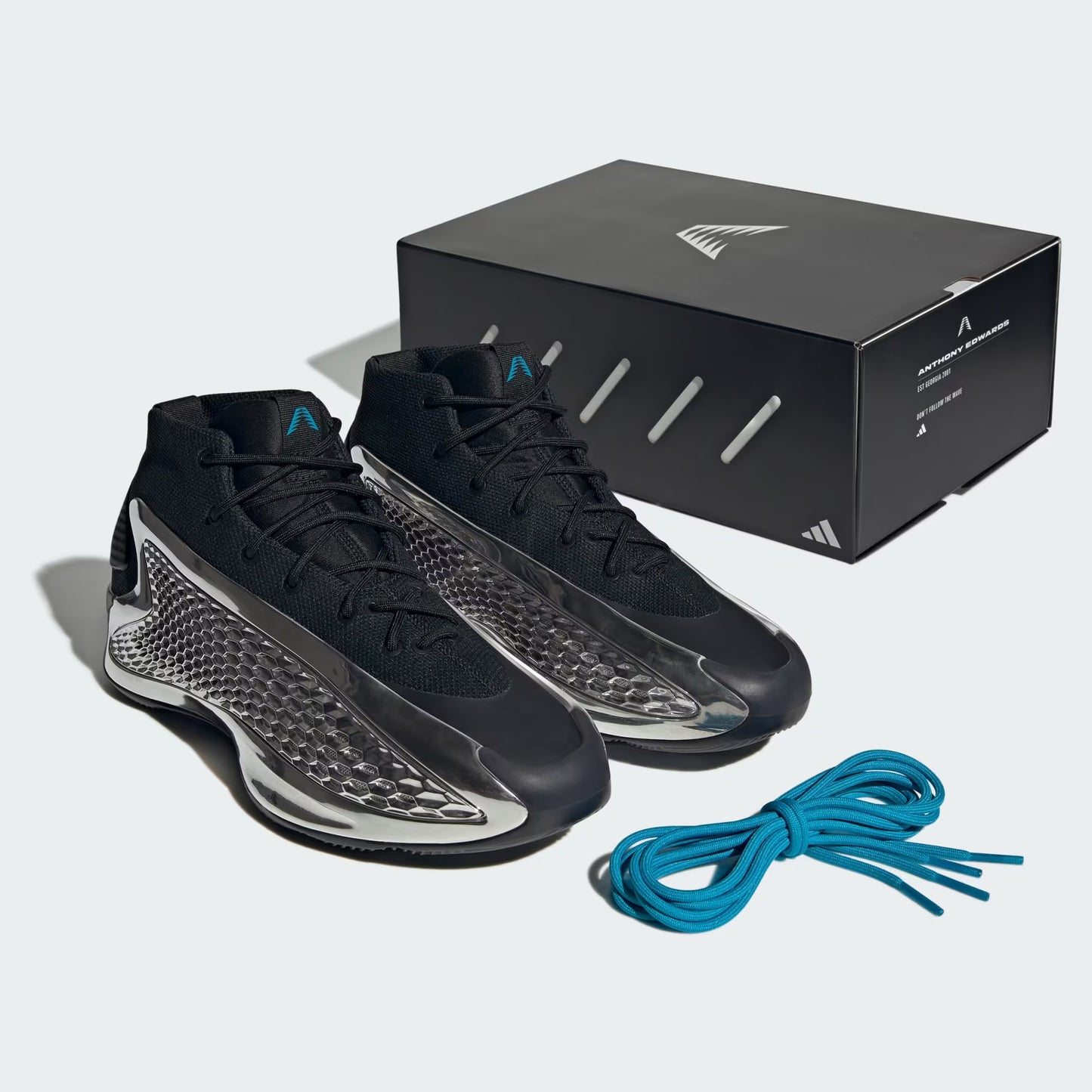 ADIDAS Anthony Edwards 1 Mid Metallic Silver