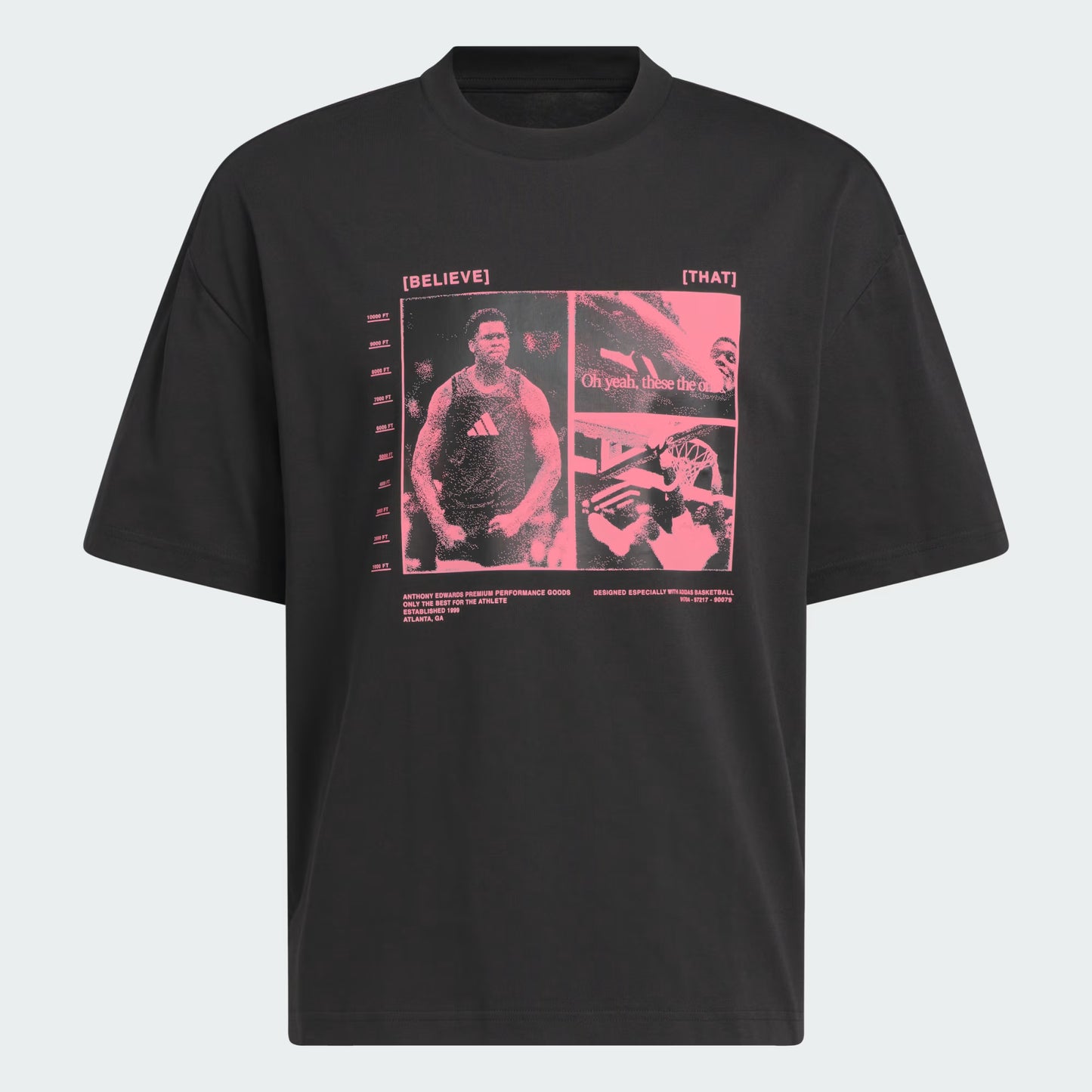ADIDAS ANTED GFX TEE 2 Anthony Edwards