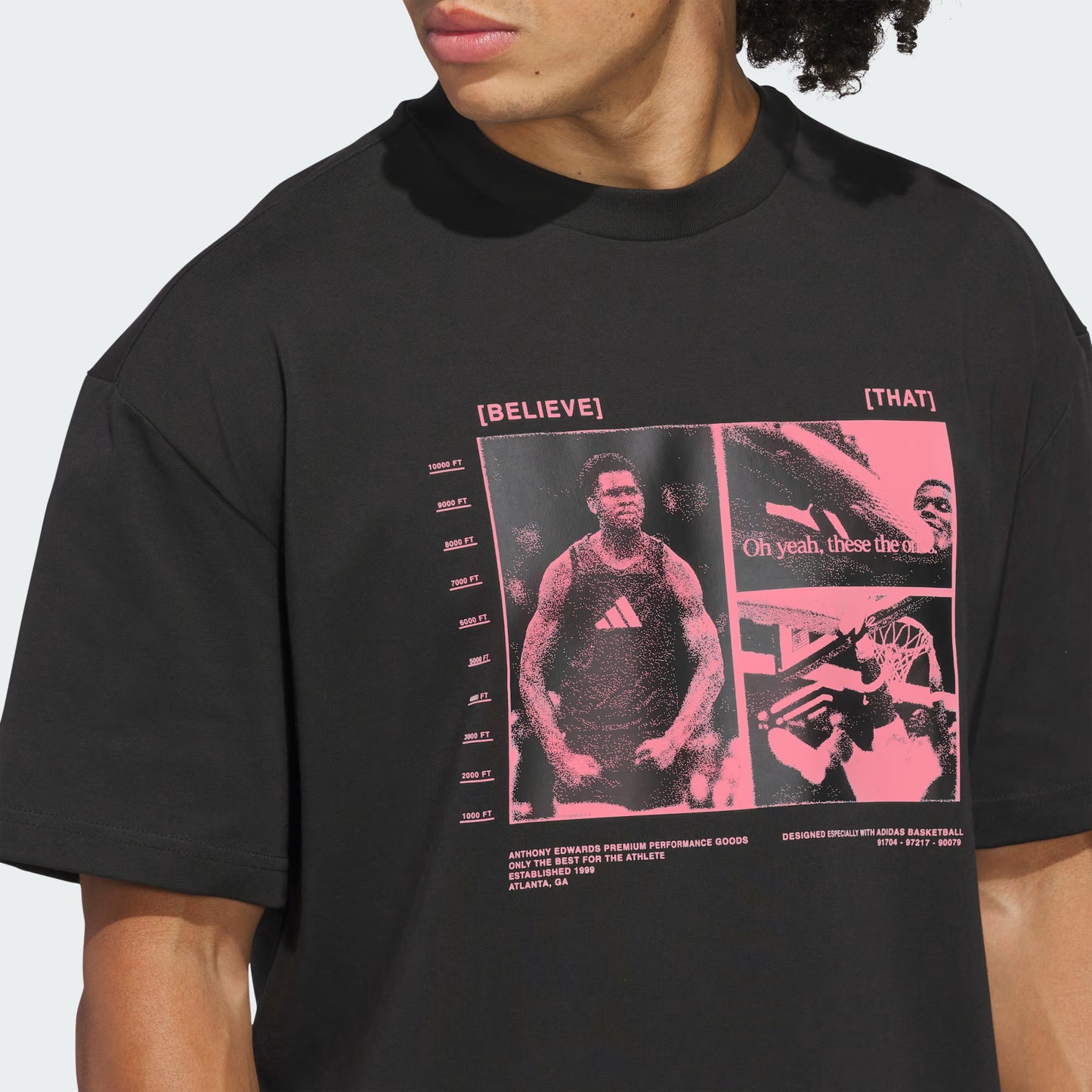 ADIDAS ANTED GFX TEE 2 Anthony Edwards