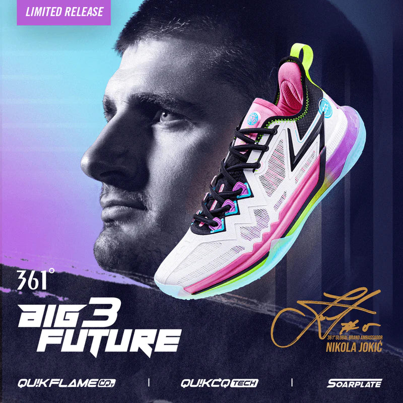 361° x Nikola Jokic Big3 Future – LUX sneakerstore 361° x Nikola Jokic Big3 Future – LUX sneakerstore