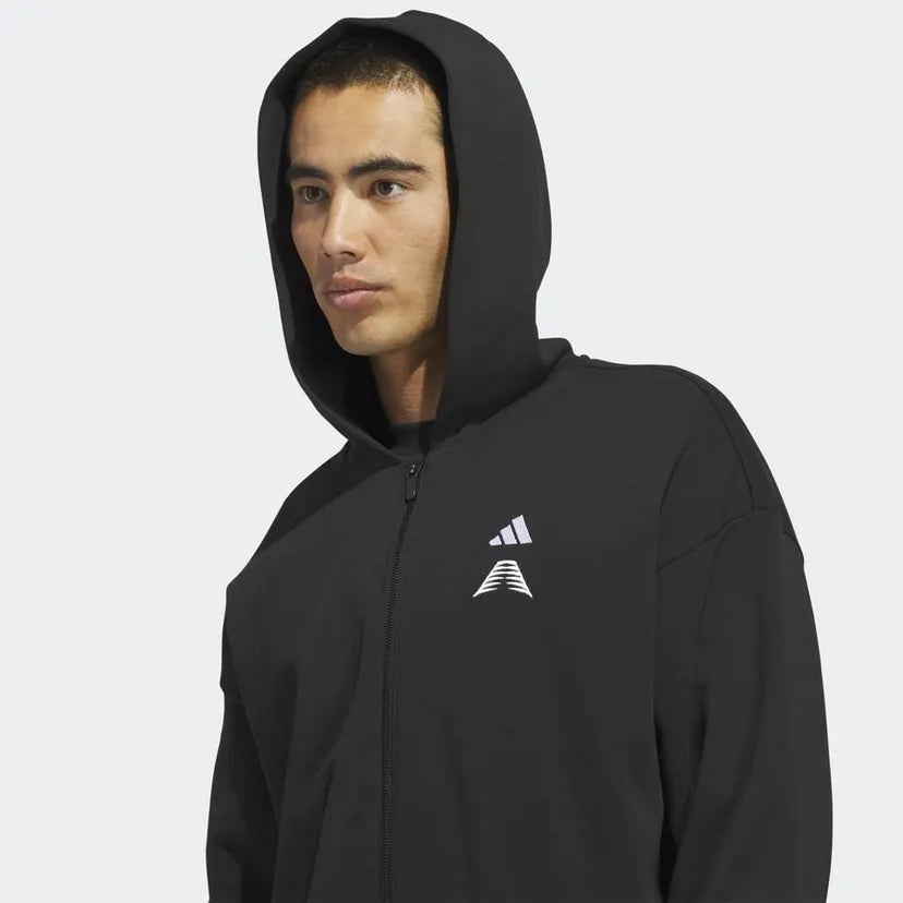 ADIDAS ANTHONY EDWARDS FOUNDATION FULL ZIP HOODY