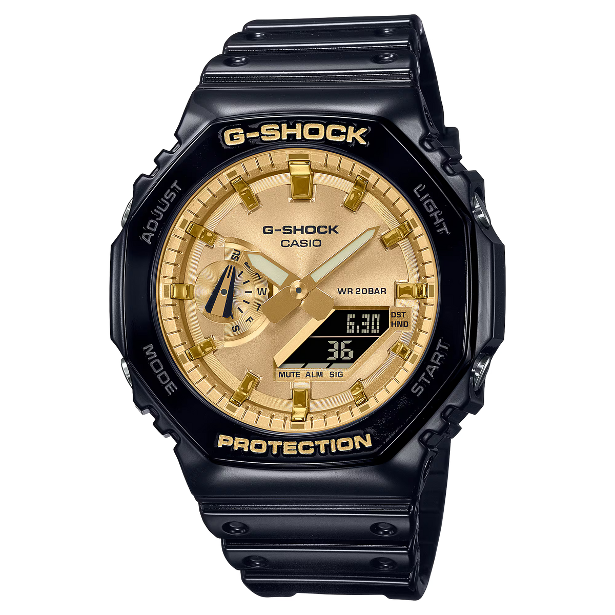 CASIO G-SHOCK ANALOG-DIGITAL 2100 Series GA-2100GB-1A
