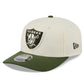 NEW ERA Las Vegas Raiders NFL Rifle Green 9SEVENTY Stretch Snap Adjustable Cap