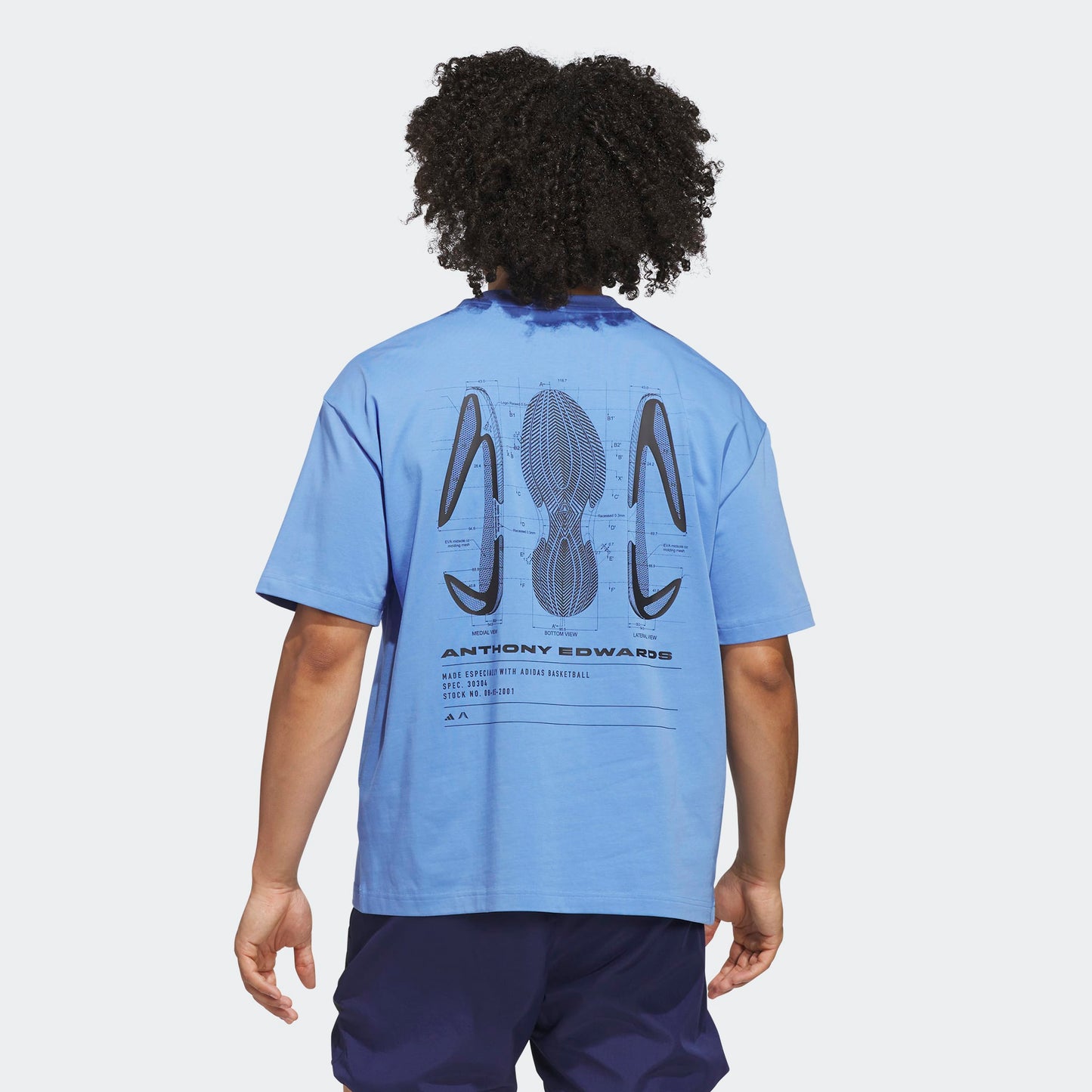 ADIDAS ANTED GFX TEE 3 Anthony Edwards