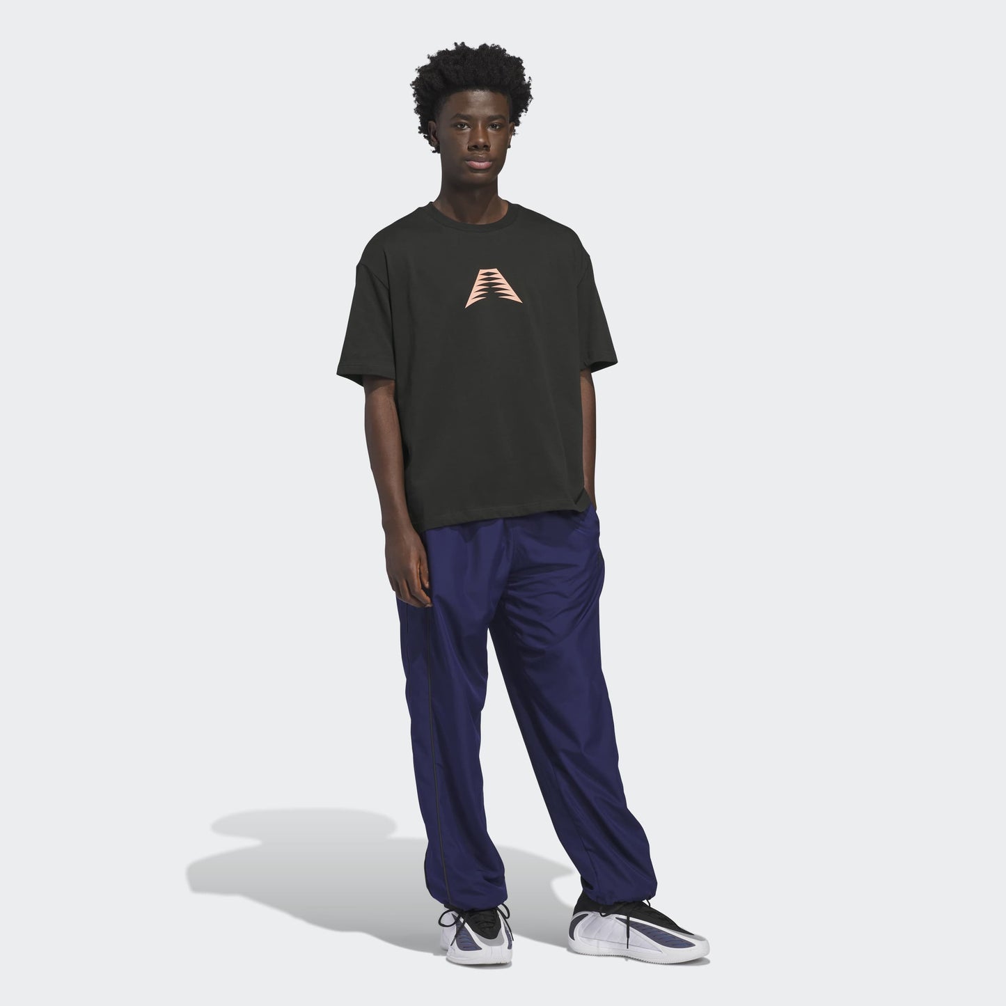 ADIDAS ANTED PHOTO TEE BLACK Anthony Edwards