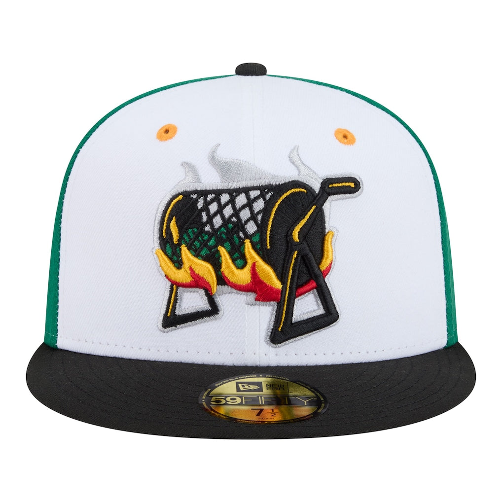 New Era Albuquerque Isotopes White/Black Minor League Theme Nights 59FIFTY Fitted Hat
