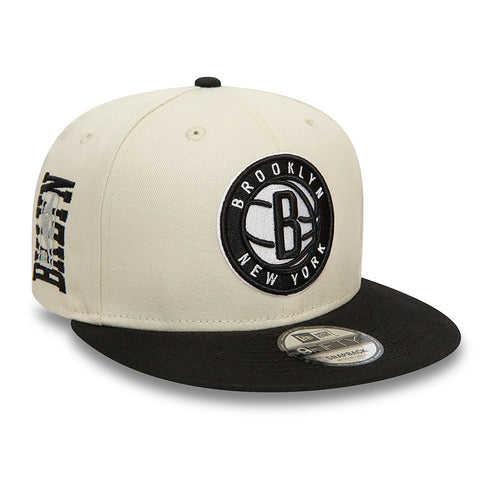 NEW ERA Brooklyn Nets NBA Logo Stone 9FIFTY Snapback Cap