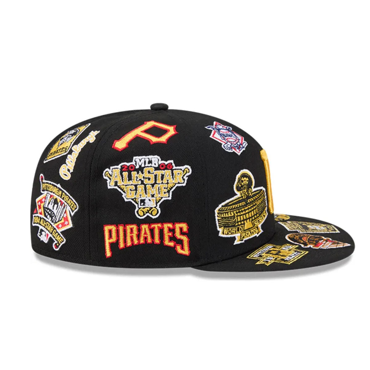 New Era Pittsburgh Pirates MLB All Over Team 59FIFTY Fitted Cap