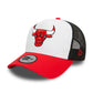 NEW ERA Chicago Bulls NBA Red 9FORTY A-Frame Trucker Cap