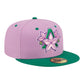 New Era Augusta GreenJackets Pink/Green Minor League Theme Nights 59FIFTY Fitted Hat