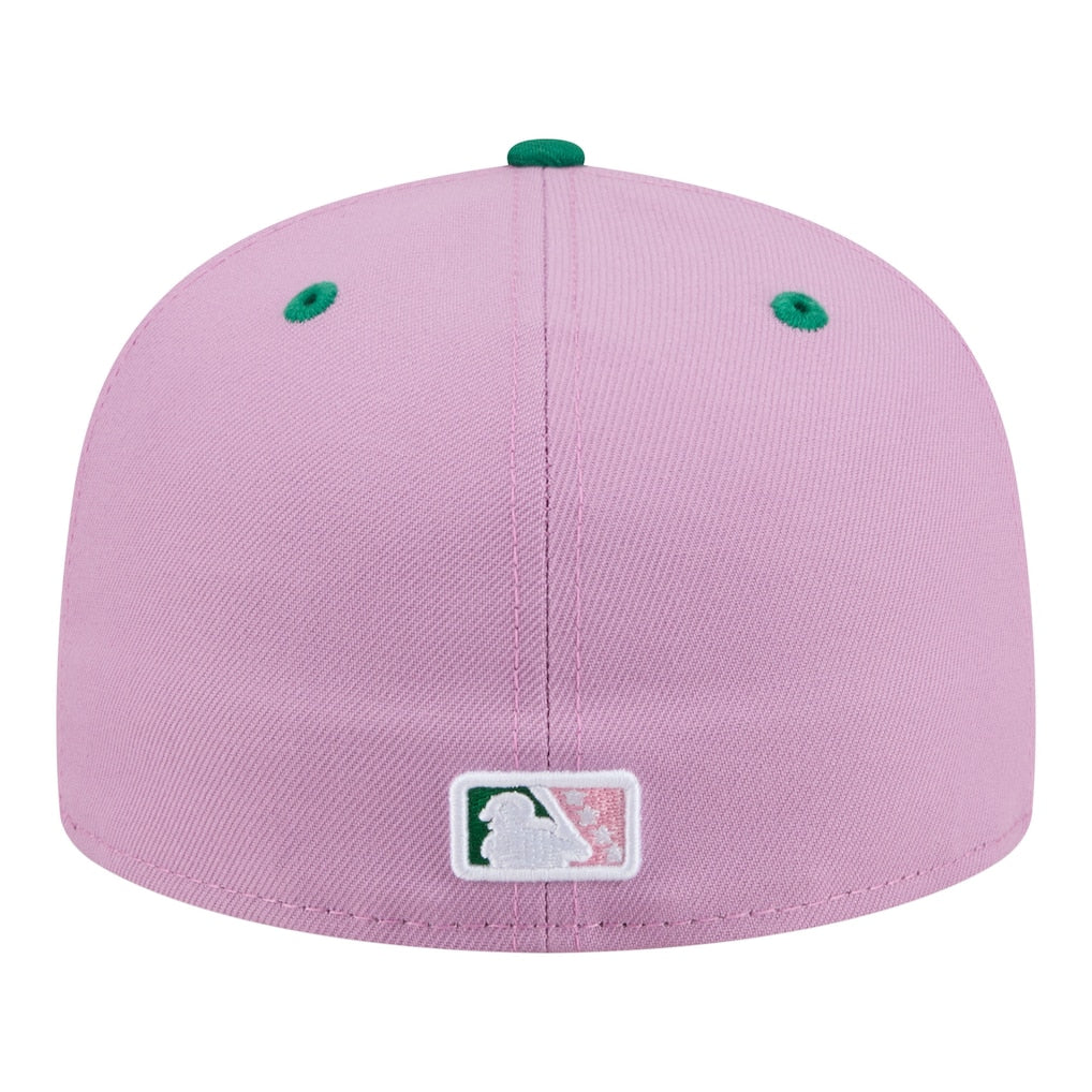 New Era Augusta GreenJackets Pink/Green Minor League Theme Nights 59FIFTY Fitted Hat