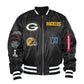 GREEN BAY PACKERS X ALPHA X NEW ERA MA-1 BOMBER JACKET