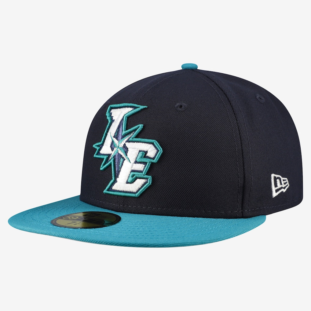 New Era Inland Empire 66ers New Era Navy/Green Authentic Collection 59FIFTY Fitted Hat