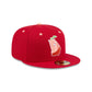 NEW ERA Gwinnett Stripers Red Theme Nights 59FIFTY Fitted Hat