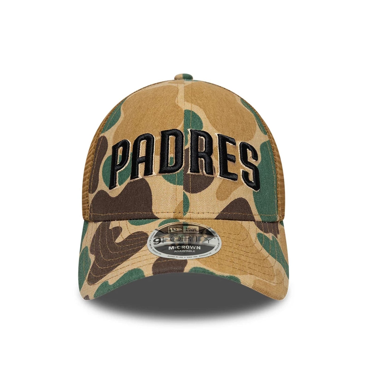 NEW ERA San Diego Padres MLB Wordmark Duck Camo 9FORTY M-Crown Adjustable Cap