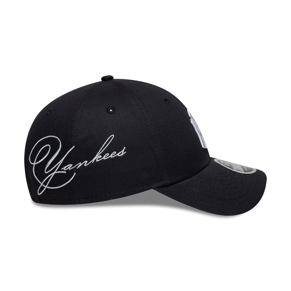 NEW ERA New York Yankees MLB Side Script Navy 9FORTY M-Crown Adjustable Cap