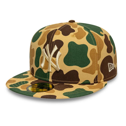 NEW ERA New York Yankees MLB Camo Beige 59FIFTY Fitted Cap