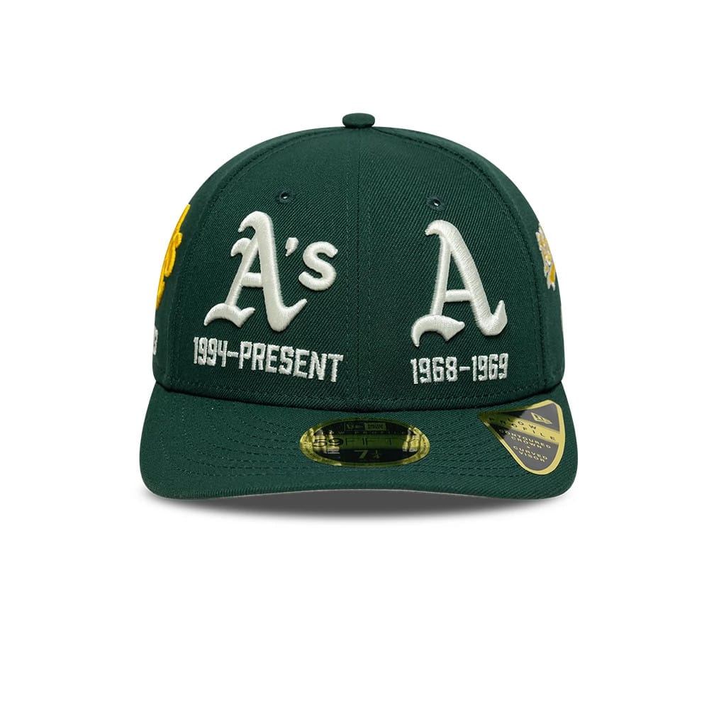 NEW ERA Athletics MLB Historic Dark Green Low Profile 59FIFTY Fitted Cap