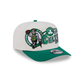 NEW ERA Boston Celtics NBA Classic White 9FIFTY A-Frame Snapback Adjustable Cap