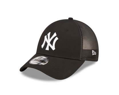 NEW ERA New York Yankees Home Field Black 9FORTY A-Frame Trucker Cap