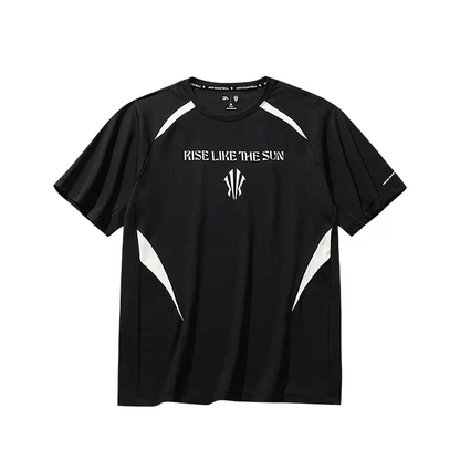 ANTA KAI Rise Like The Sun Performance Black T-Shirt